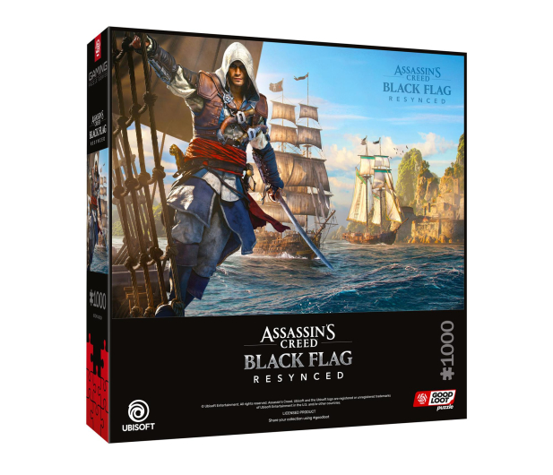 Merch Gaming Puzzle: Assassin's Creed Black Flag Resynced, 1000 el - 1525074 - zdjęcie